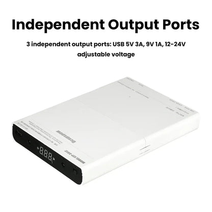12 Sections UPS Battery Box Uninterrupted Power Supply Power Supply Storage Case 12x 18650 Battery shell for WiFi Router