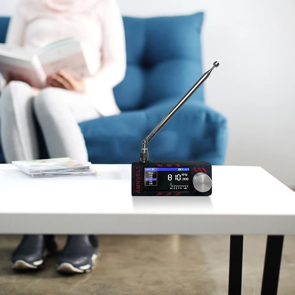 ATS MINI SI4732 Full Band DSP Radio, Pocket Receiver FM AM MW SW SSB, with Headphone Amplifier Hi-Z with Antenna
