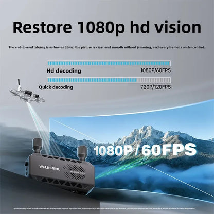 2026 Edward original factory packaging  Walksnail Ascent VRX high definition digital FPV receiver hDMI output 1080P picture