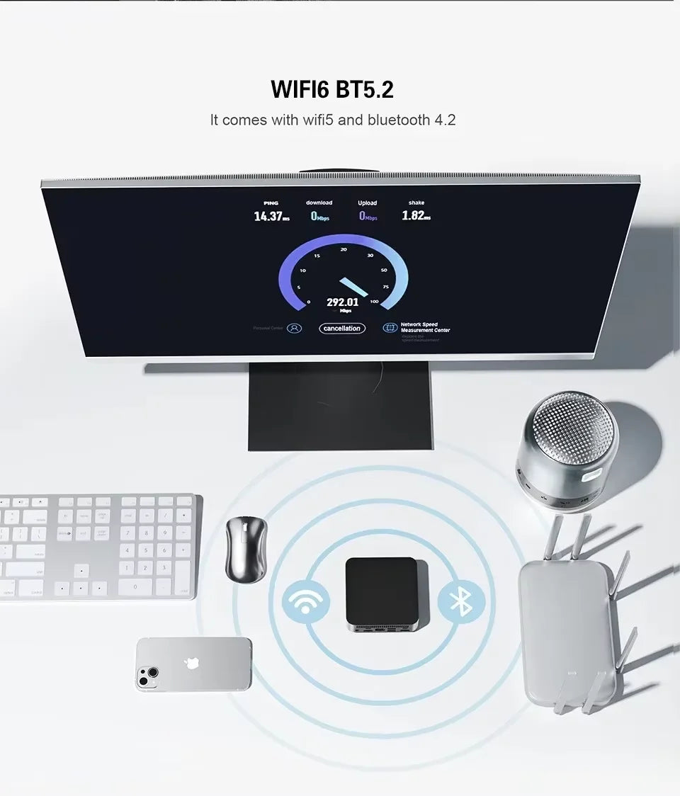 Hotselling Portable Intel N150 Windows 11 16GB RAM 512GB 1TB SSD Gaming Mini Computer WiFi 6 Desktop Mini PC Computer