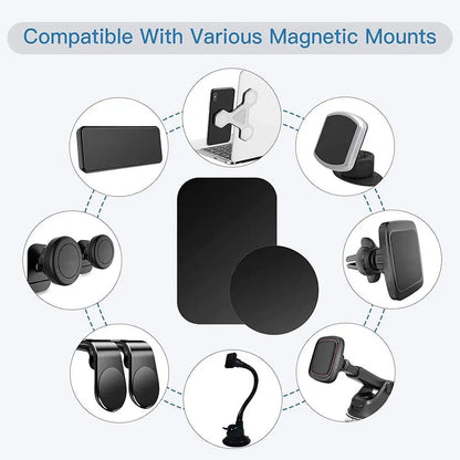 5/10Pcs Metal Plate For Magnetic Car Phone Holder Universal Iron Sheet Sticker Stand Strong Adhesive Magnet phone Holder Mount