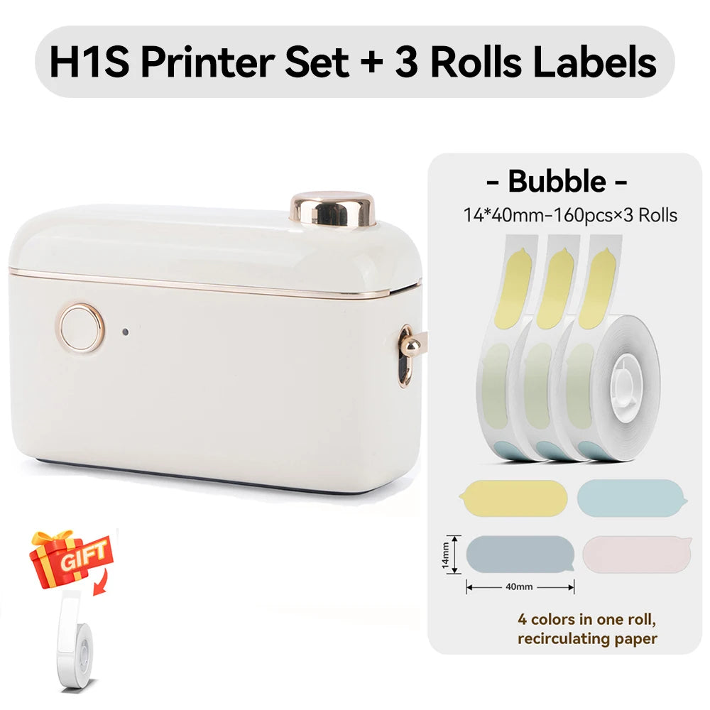 Niimbot D11 D110 D101 H1S Mini Thermal Printer Pocket Label Maker USB Bluetooth Label Stick Printer Inkless DIY Name Price Tag