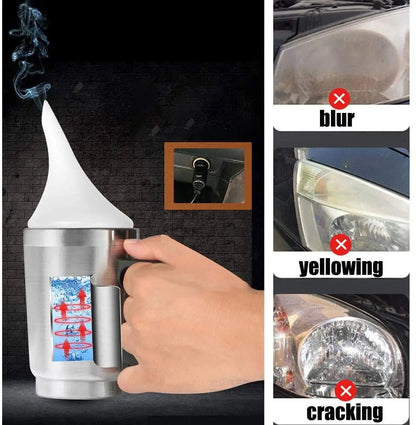 Car Headlight Restoration Polish Liquid Polymer Evaporator Garage Tools Car Headlight Renovation Repair Scratch Remover