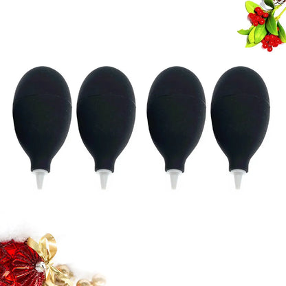4Pcs Silicone Blowing Ball Dust Blower for Succulents Watches Lenses Computers Camera Cleaning Tool Squeeze Suction Bulb Air