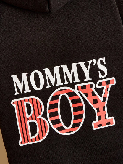 Pet Clothes for Dog Cat Puppy Hoodies Coat MOMMY'S BOY Sweatshirt Dog  Outfits for Small Medium Dog Cat