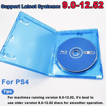 Ultimate PS4 All-in-one Jailbreak Gold Disc Bootable Eject Payload For Firmware 9.0-12.52 Homebrew & Backup Games Jailbreak Disc