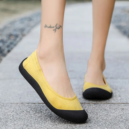 RYAMAG Women Shoes Outdoor Casual Sneakers Yoga Dance Shoes Fitness Shoes Comfortable Lightweight Loafers Slipon Sporting Flats