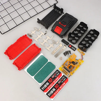 21700 Li Battery Case With Circuit Board For DIY Shell Box With BMS PCB Board Charging Protection Can Install 10/15 Batteries