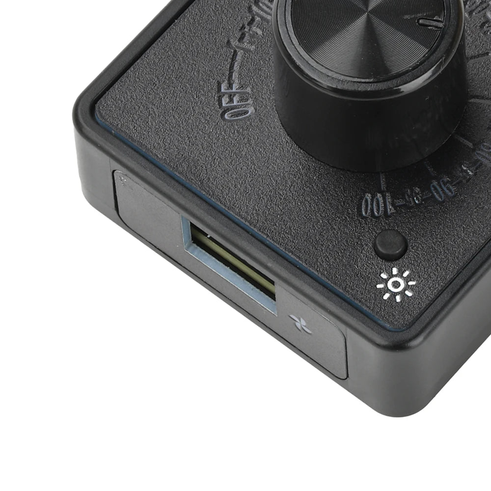 PWM Fan Controller With PD QC Fast Charging DC 12V 24V 5V Multi-Voltage Input Speed Regulator For DIY Cooling Fans