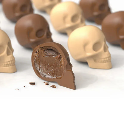 3D Skull Baking Cake Mold for Halloween ,Ice mold,Food Grade Silicone DIY Large Skull Cake Pan,Halloween Decor Birthday Party