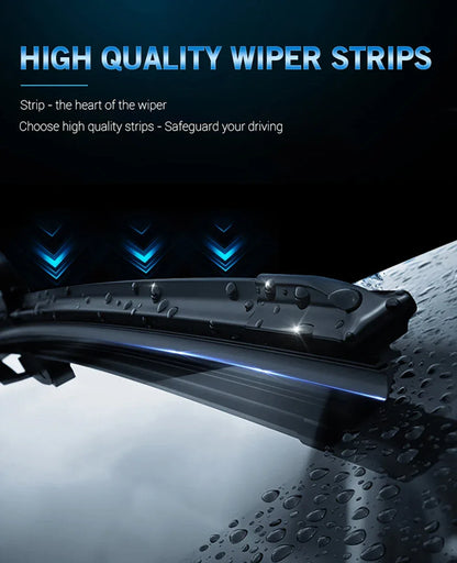 Car Vehicle Insert Rubber strip Wiper Blade (Refill) 6mm Soft 14" 16" 17" 18" 19" 20" 21" 22" 24" 26" 28" 1pcs Accessorie