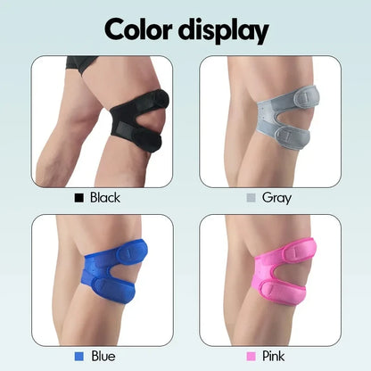1 PCS Adjustable Sports Knee Pad Patella Band Elastic Bandage Band Football Basketball Sports Knee Pad Fitness Sport Knee Brace