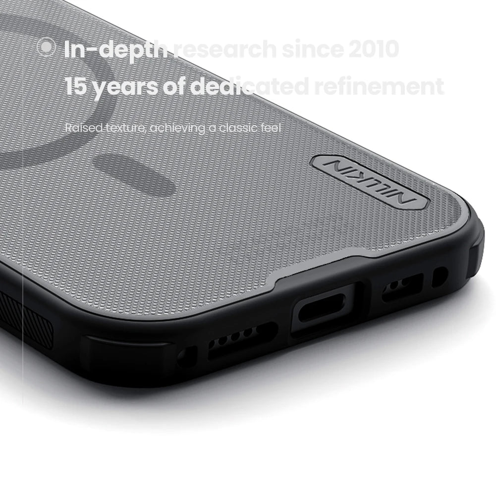 Nillkin For iPhone 17 Pro Max 17 Air iPhone 16 Pro Max 16 Plus Magnetic Shield Pro Phone Case Anti Fingerprint Back Cover
