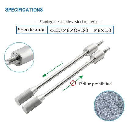 Hydrogen-Rich Water Stick Hydrogen Inhalation Machine Accessories Hydrogen Dissolving Rod Food Grade Hydrogen Diffusion