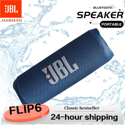 JBL Flip 6 Wireless Bluetooth Speaker - Rugged Waterproof Design Enhanced Sound with Independent Tweeters