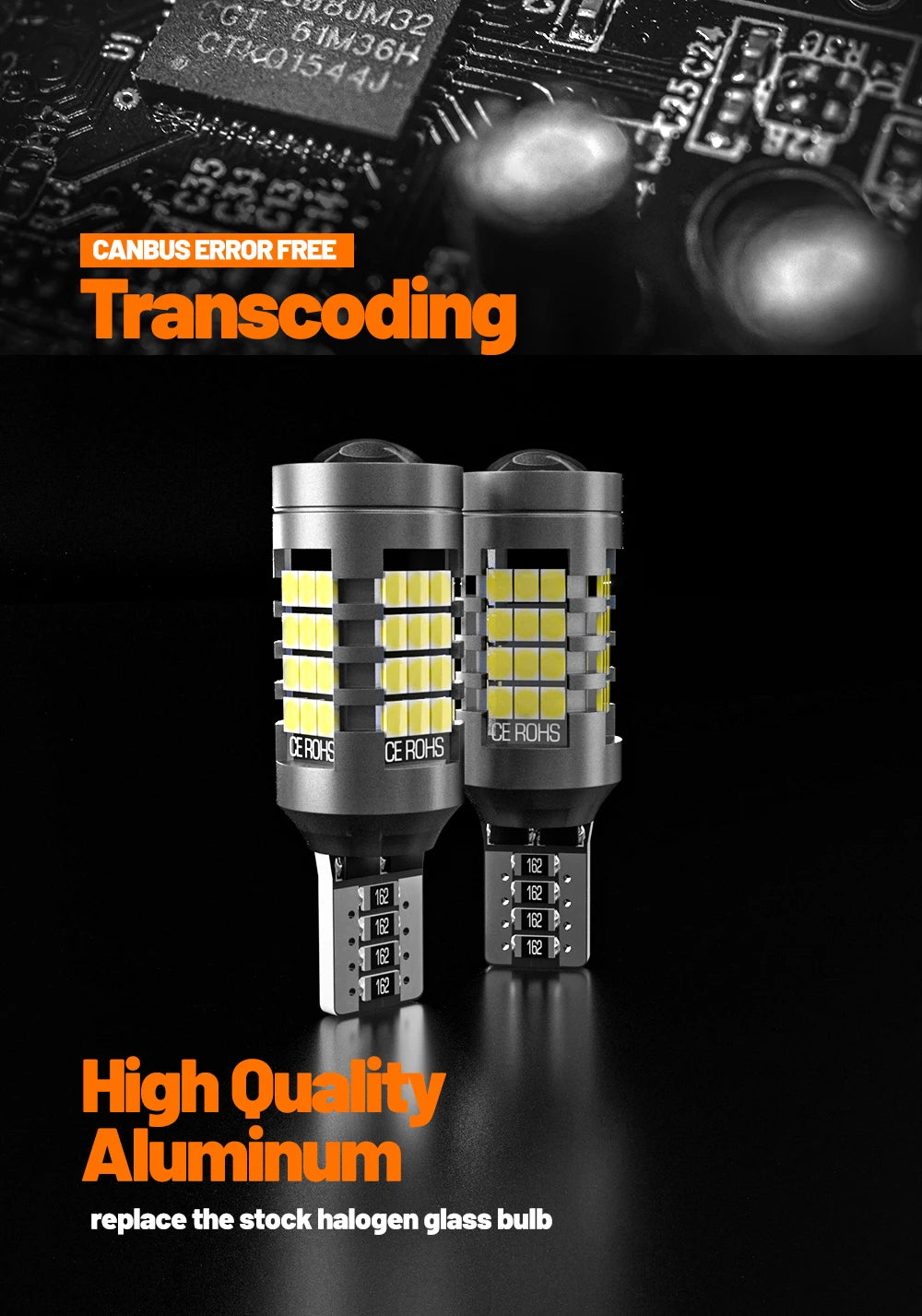 2pcs For Nissan Patrol Y61 Y62 1997-2019 LED Reverse Light Backup Lamp 2011 2012 2014 2015 2016 2017 2018 Canbus Accessories