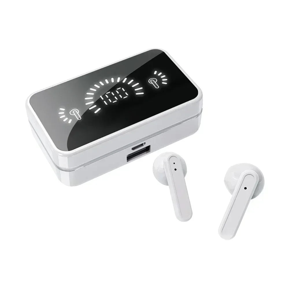 TWS Bluetooth-Compatible Earphones Stereo Sport Headset Waterproof Wireless Headphone  Earbuds With Mic for all smartphones
