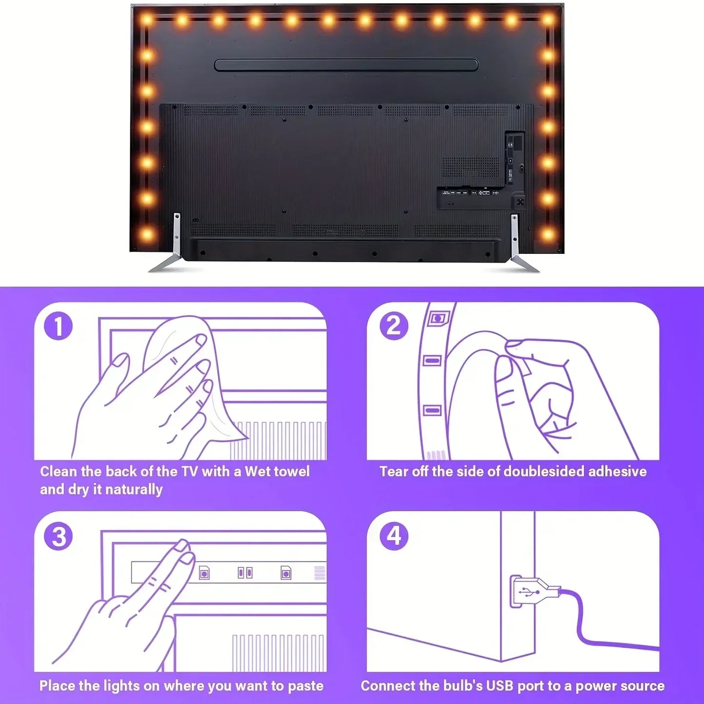 RGB LED Strip Light APP Bluetooth Control IR for Bedroom Living Room TV Backlight Remote Lamp Neon Lighting Home Kit Appliance