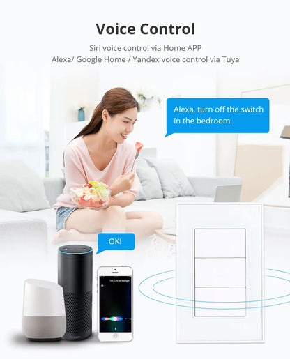 Zemismart Zigbee Interrupter 1 2 3 4 6 Gangs Light Switch Brazilian Wall switches Work with Tuya Smart Life Alexa Google Home