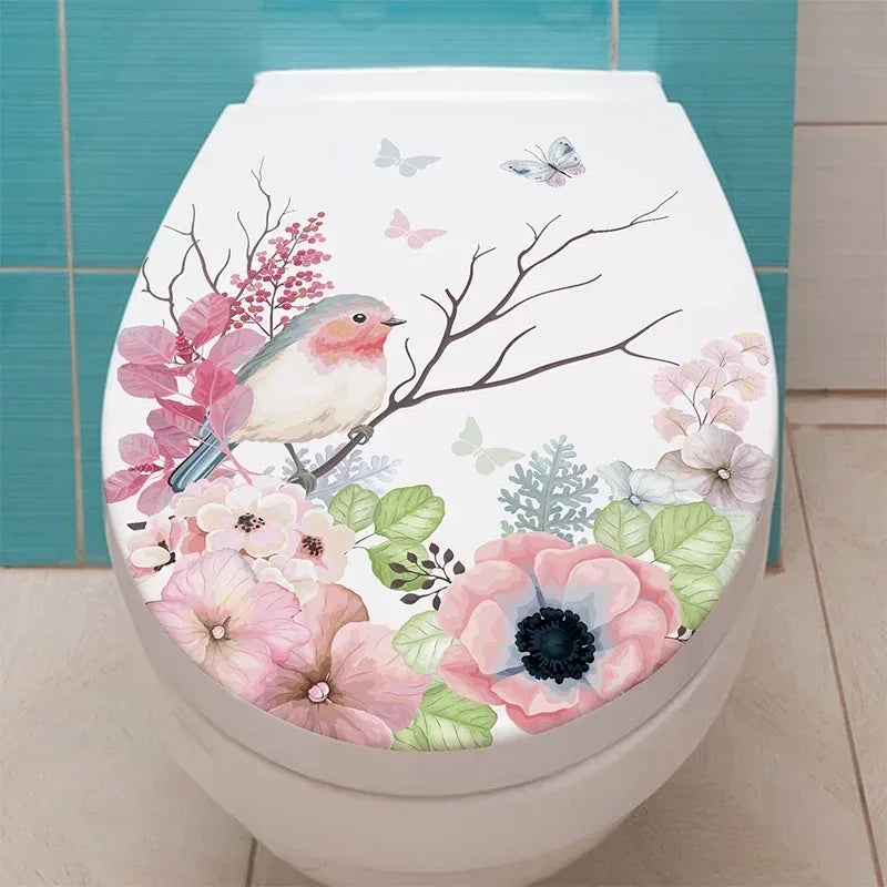 Toilet Sticker Strong Adhesive Toilet Sticker Decorative Sea Fish Toilet Sticker Waterproof Adhesive For Home 2025 Christmas