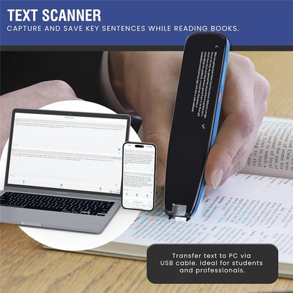Efficient-Scan Reader Pen,16GB Collins Dictionary Scanner Translator Scanning Pen OCR Digital Voice Translator Device