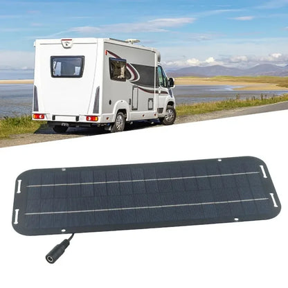 60W 12V Solar Car Battery Charger High Efficiency IP65 Waterproof Solar Panel with Reverse Protection for Caravan Boat Battery