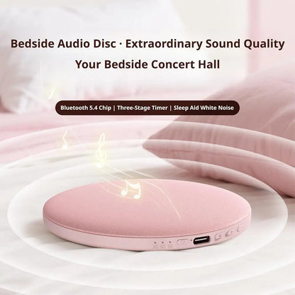 Bluetooth Speaker Under Pillow For Sleep Portable Ultra Slim White Noise Sleep Audio Air Bone Conduction Home Relax Rechargeable