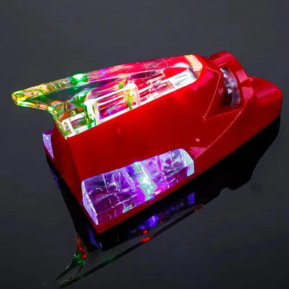 Car Auto Styling Wind And Power Shark Fin Shaped Receiving Antenna LED Warning Flashing Light Lamp