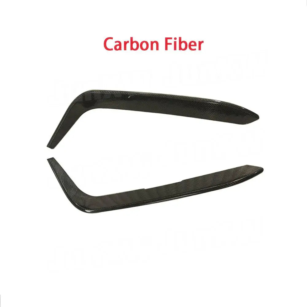 Carbon Fiber FRP Fog Lamp Bumper Fins Trims Decoration for Alfa Romeo Giulia 2016 2017 2018 2019 Sport Standard Car Accessories