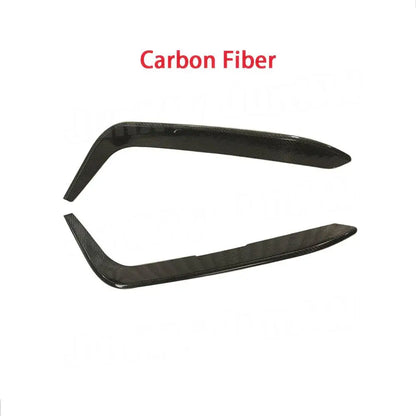 Carbon Fiber FRP Fog Lamp Bumper Fins Trims Decoration for Alfa Romeo Giulia 2016 2017 2018 2019 Sport Standard Car Accessories