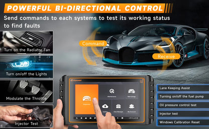FOXWELL NT1009 OBD2 Car Scanner All System ECU Coding Bidirectional CANFD DOIP Topology Mapping 36+ Reset Auto Diagnosis Tools
