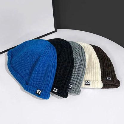 Soft Knitted Hat Windproof Thickened Autumn Winter Hat Ear Protection Hip Hop Hat Warm Bonnets Outdoor