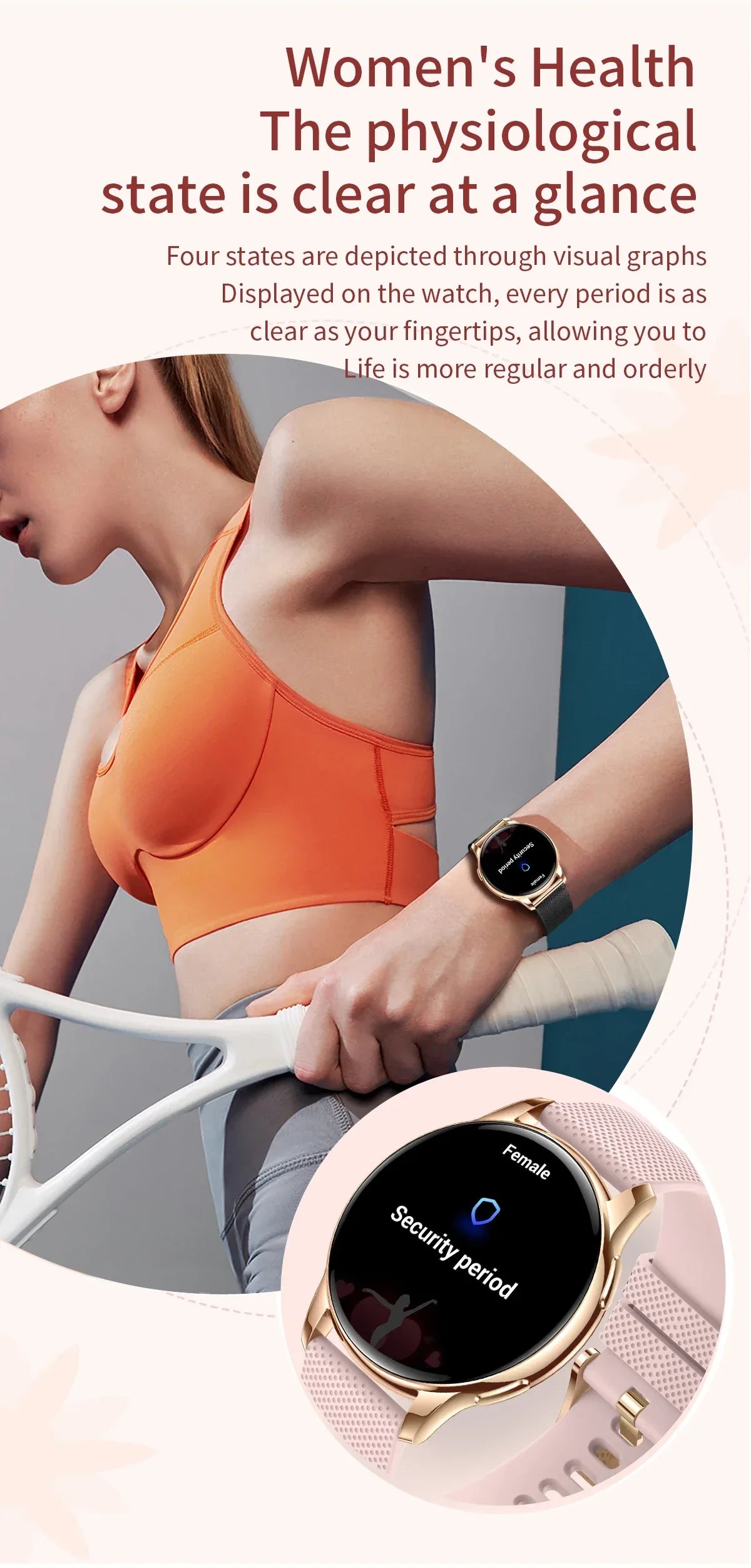 New Original Ultra Thin Women SmartWatch 1.32"AMOLED Display HD 466*466 Always Show Time Call Reminder for Women Smartwatch gift