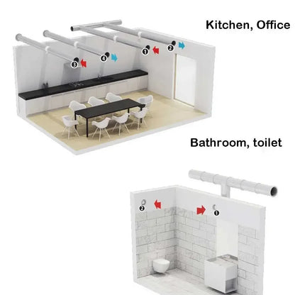 4 inch 220V Silent Ventilation Air Vents Ventilator Extractor Exhausted Extractor Fan Ventilator Bathroom Kitchen Washroom