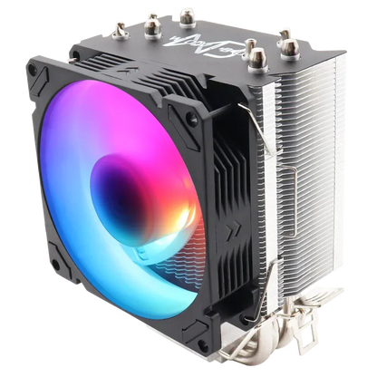 Wovibo 4 Tubo De Calor Cpu  Cooler Fan Ventilador Pwm 4Pin Argb Rgb Intel 115x1200 1700 2011 X79 X99 Amd Am4 Am5 Radiador