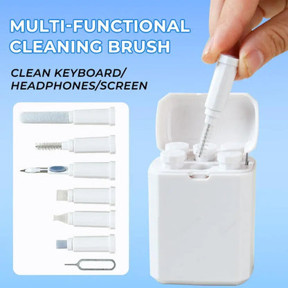 Multifunctional Keyboard Bluetooth Earbuds Cleaning Brush Mobile Phone Laptop Screen Computer Cleaner Dust Removal Brush