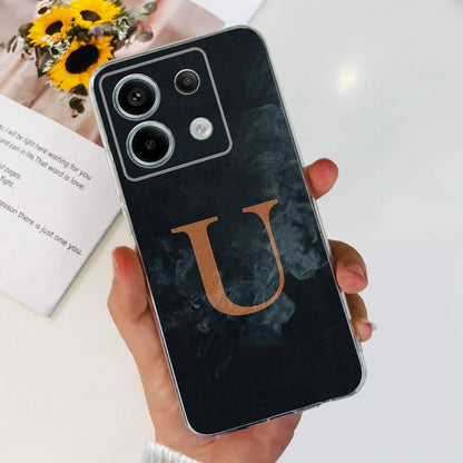 For Xiaomi Poco X6 Pro Case New Letters Cover Clear Silicone Phone Case For Xiaomi Poco X6 PocoX6 Pro 5G Soft Cover Fundas Coque