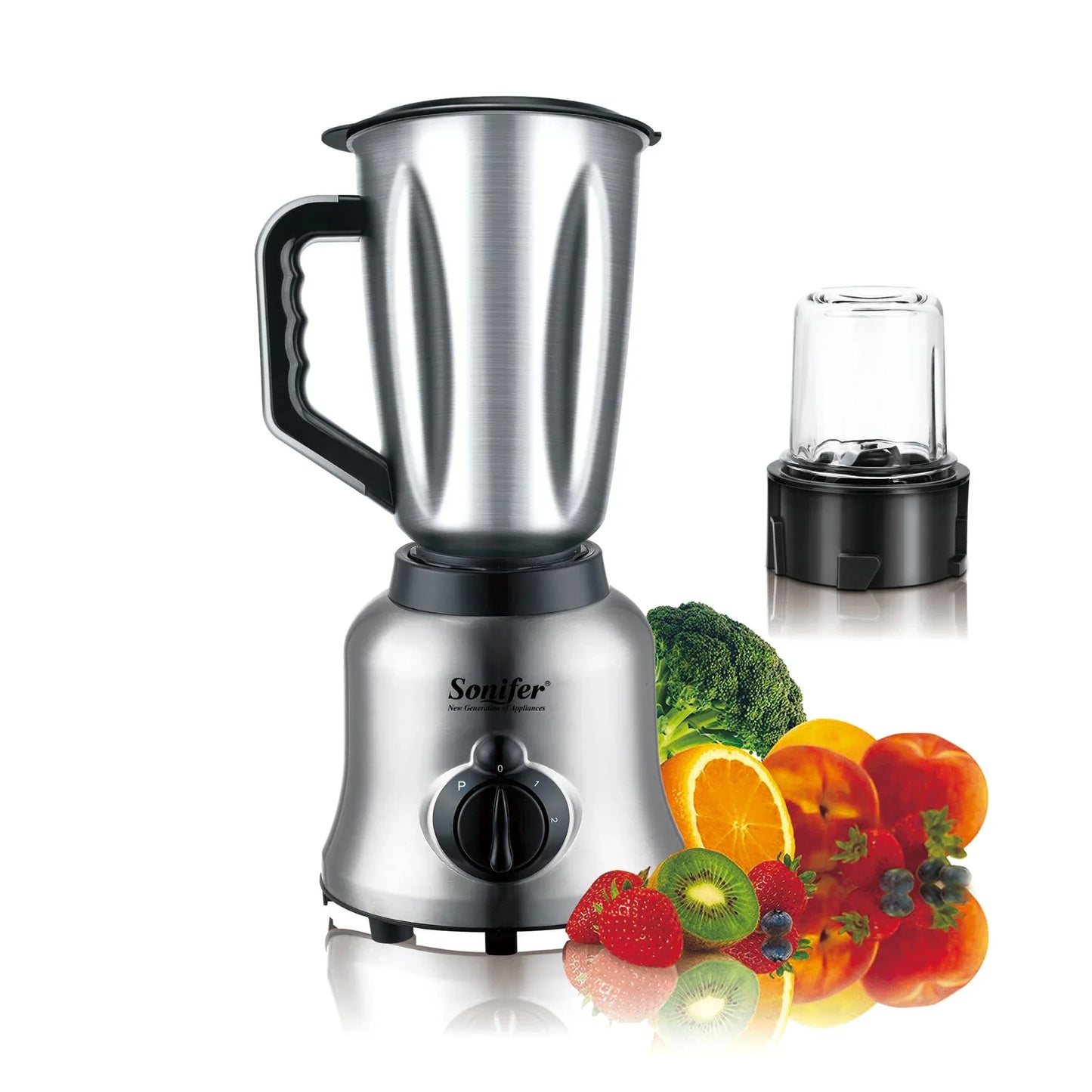 2 in 1 Stand Blender&Meat Grinder&Juicer&Grinding 400W Stainless Steel Kitchen Mixer Fruit Food Processor Ice Smoothies Sonifer
