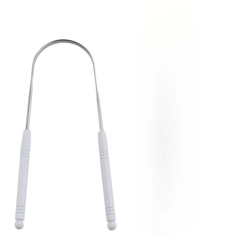 1PCS Stainless Steel Tongue Scraper Oral Tongue Cleaner Brush Tongue Toothbrush Oral Hygiene High Quality Tounge Scraper