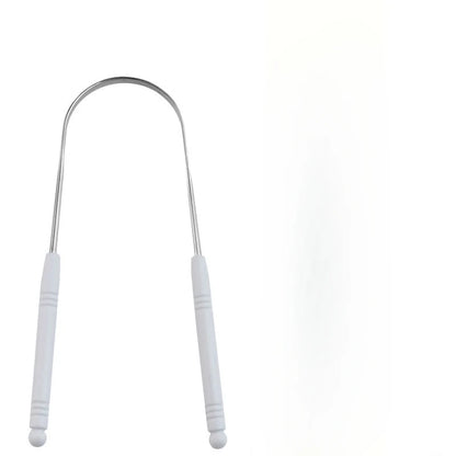 1PCS Stainless Steel Tongue Scraper Oral Tongue Cleaner Brush Tongue Toothbrush Oral Hygiene High Quality Tounge Scraper