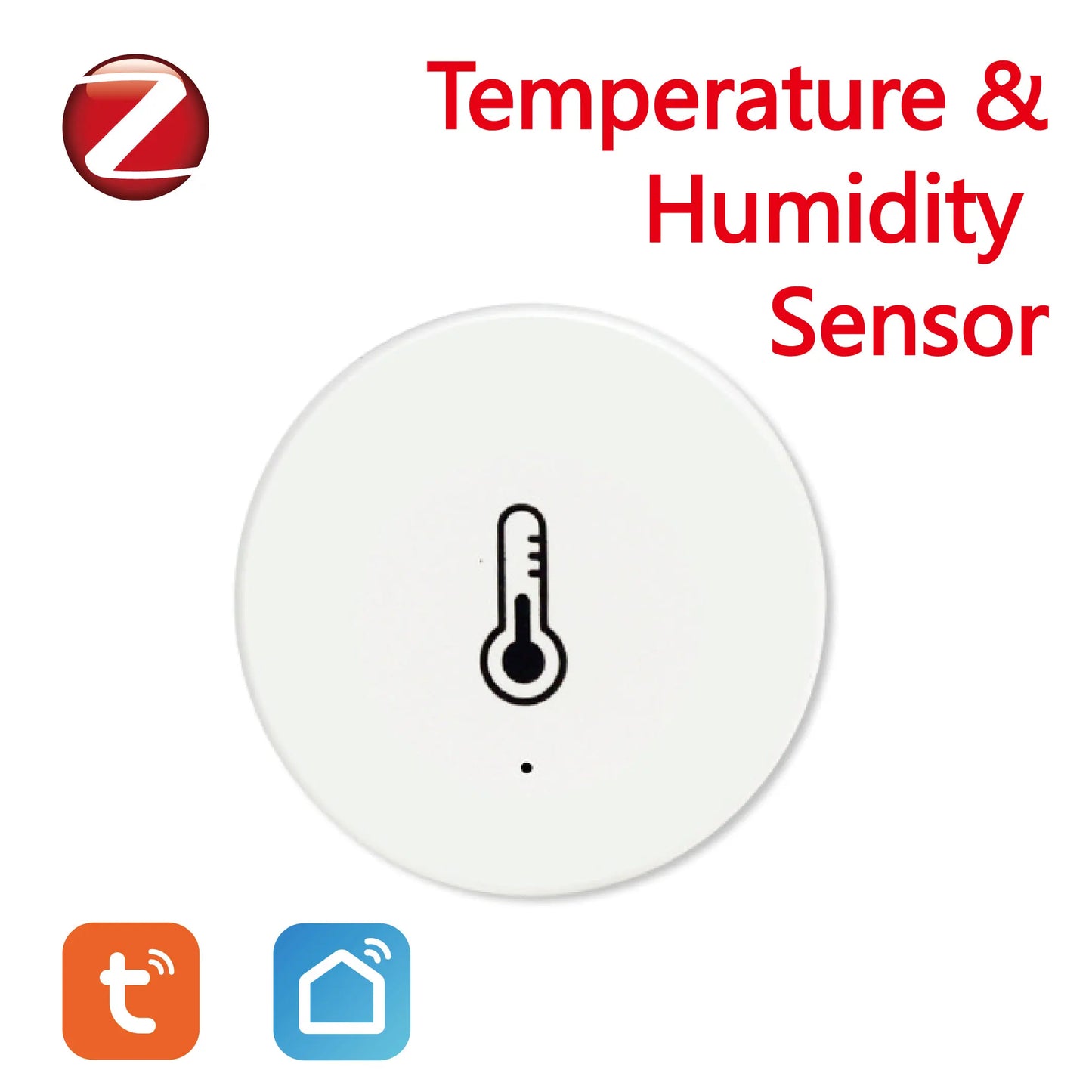 Zigbee Temperature Humidity Sensor Indoor Thermometer Hygrometer App Remote For Smart Home Life Work With Alexa Google Assistant