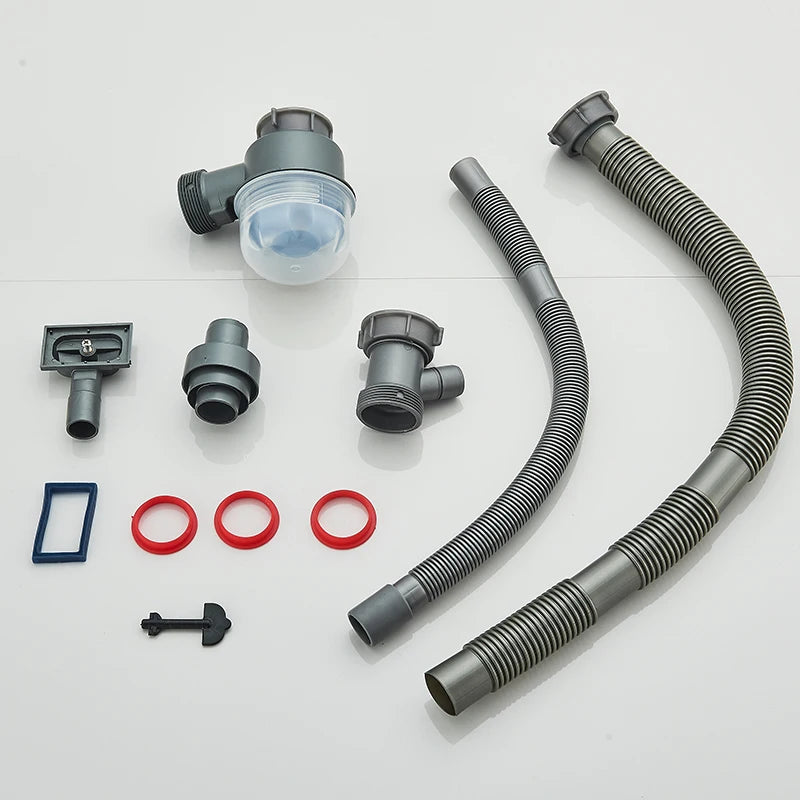 Golden Double Waterfall Sink Stainless Steel Kitchen Sink Embossed Large Single Slot Wash Basin Washing Pond For Kitchen