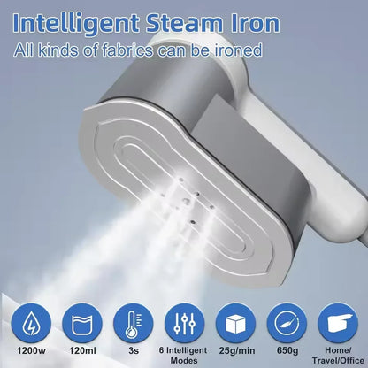 Intelligent Steam Ironing Machine Portable Travel Steamers for Clothes LCD Diplay Screenc Mini Handheld Garment Iron Steamer