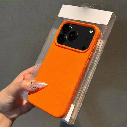 Luxury Simulation Cowhide Leather Case for Apple iPhone 17 Pro Max Cover iPhone17 Air PU Leather Official Style Phone Cover