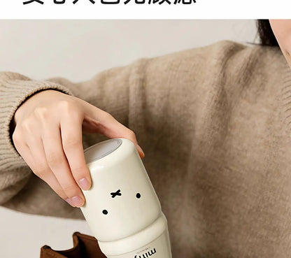 Kawaii Miffy Water Cup Cute Cartoon Cup Girls' New Design Milk Bottle Compact and Portable Water Bottle Mini Thermal Cup