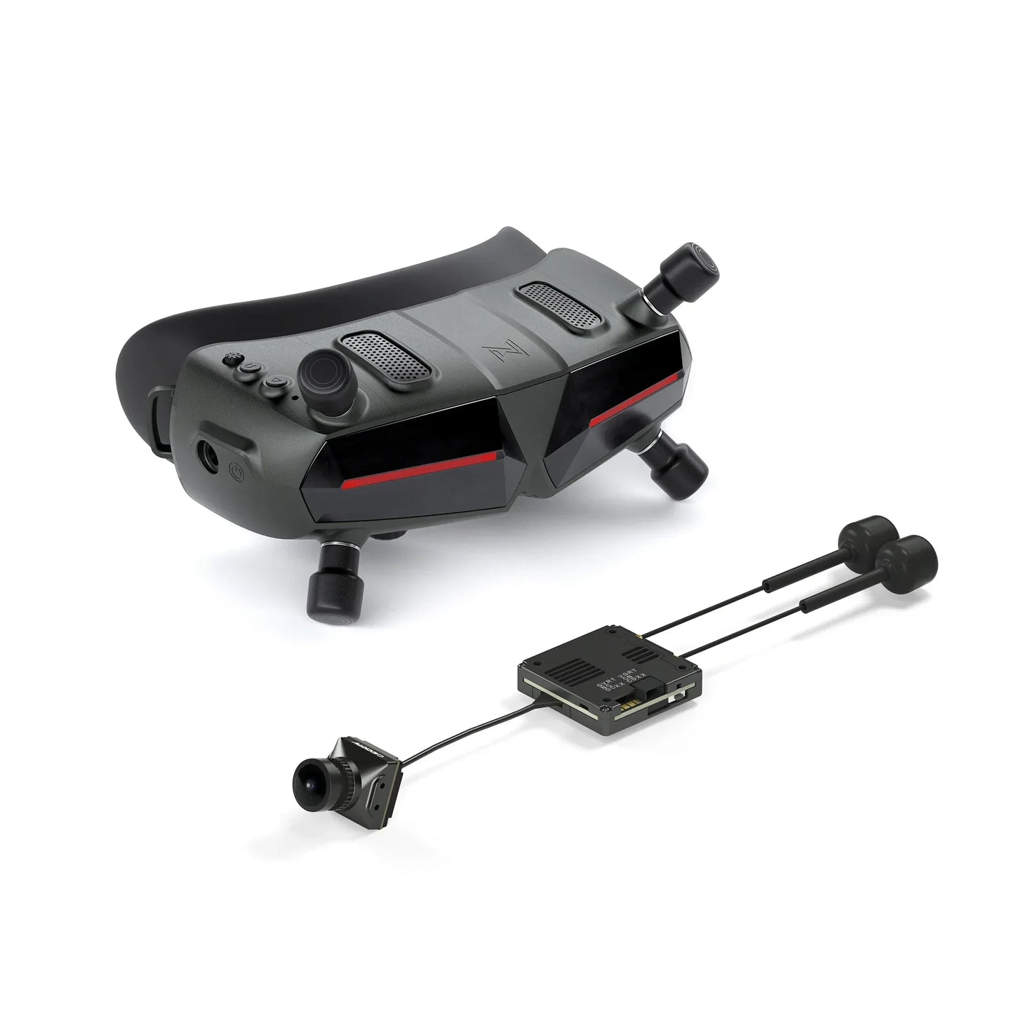 Walksnail Avatar HD Goggles X With Avatar HD Pro Kit (Dual Antennas Version) And GM3 Gimbal Head Tracking For FPV s