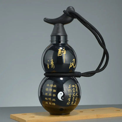 750ml Gourd Water Bottle Large Capacity Outdoors Leak-proof Water Sports Bottle King Wukong Drinking Cup Accessories