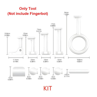 Tuya Zigbee Fingerbot Plus Smart Fingerbot Switch Button Pusher Smart Life Timer Voice Control Support Bluetooth Alexa Google