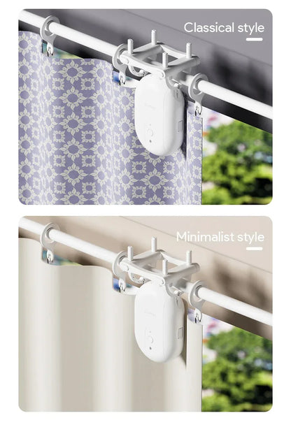 Tuya Zigbee/Bluetooth Track Curtain Robot Tuya Smart Rail Curtain Robot Smart Curtain Pusher Robot Support Siri Alexa Voice