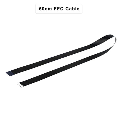 HDMI-Compatible Connector Flex Flat Cable for Raspberry Pi 4 Micro Mini HDMI-Compatible 20pin FFC 10 20 50cmRibbon FPV Orange Pi